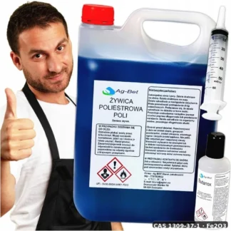 żywica poliestrowa z utwardzaczem 5 kg — zdjęcie produktu